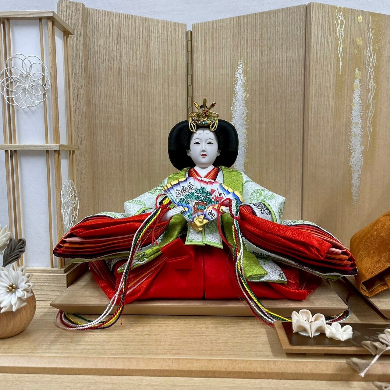 雛人形＜平安寿峰作・京人形＞沙羅｜ひな人形 | 【公式】人形のはな