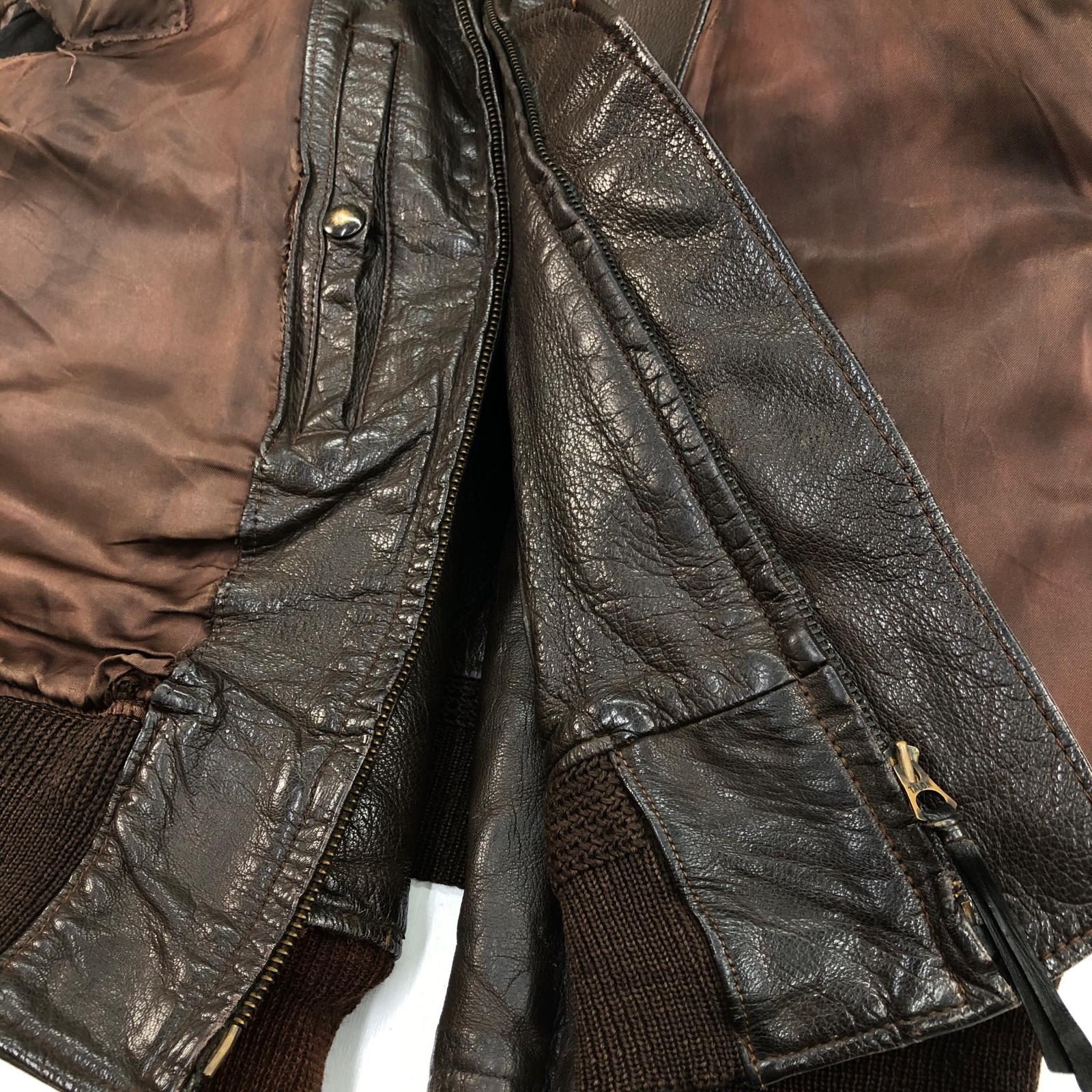 U.S.NAVY 40年代 G-1 フライトジャケット レザージャケット WILLIS