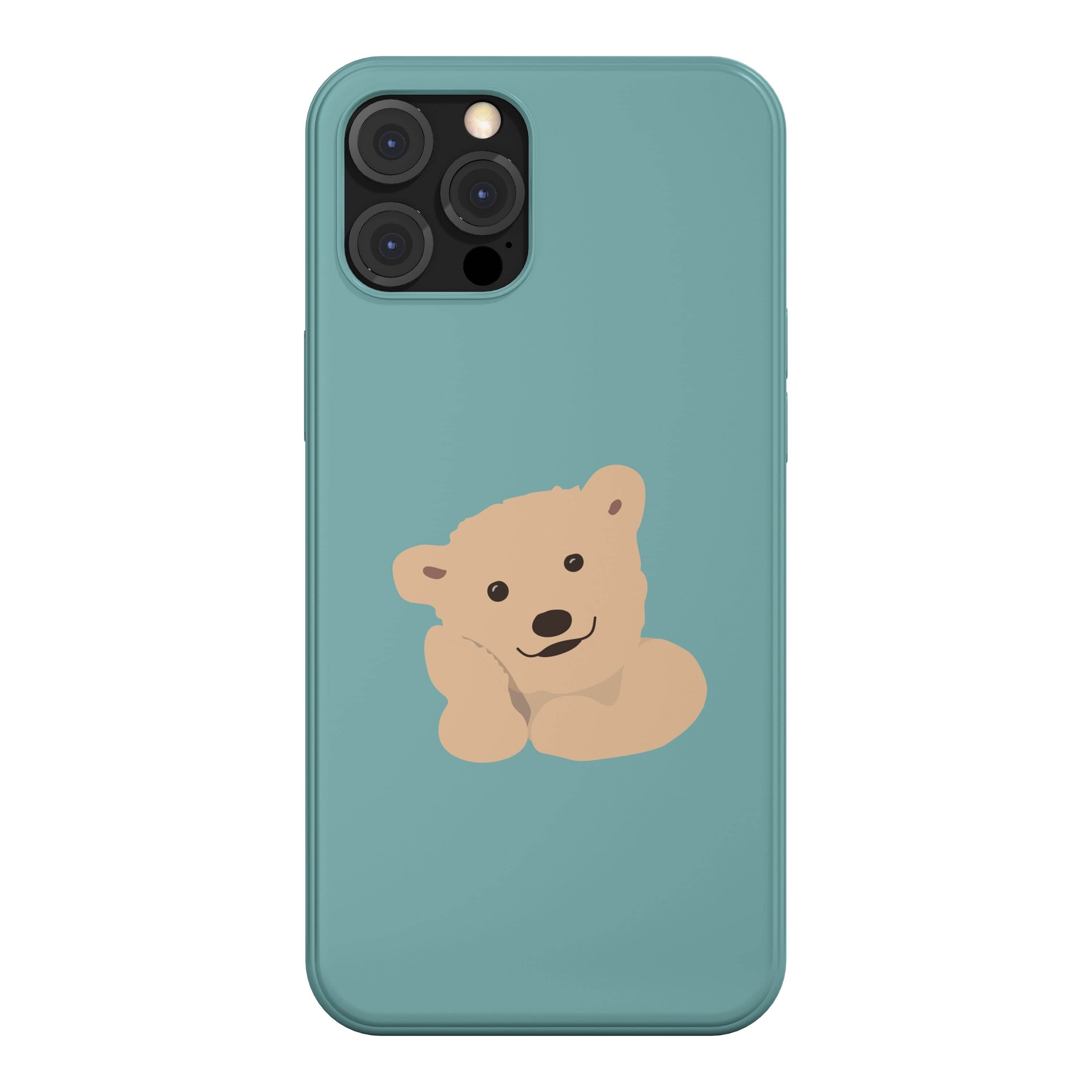 韓国 スマホケース Bear かわいい くま イラスト キャラクター デザイナーズ Iphone Android 携帯カバー 熊 ベアー クマ グリーン B02 韓国スマホケース専門店 Korean Case