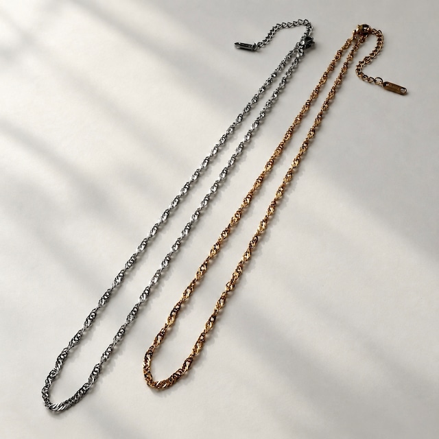 stainless steel necklace  ステンレスネックレス