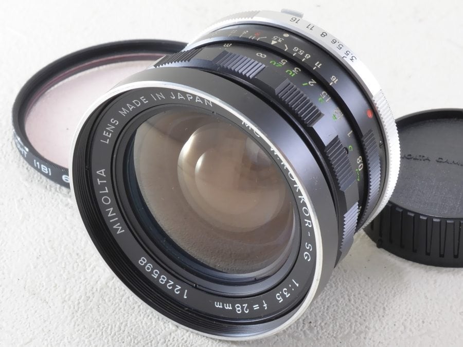 MINOLTA MC W.ROKKOR-SG 28mm F3.5 ミノルタ(22455 MINOLTA MC W.ROKKOR-SG 28mm F3.5 ミノルタ(22455
