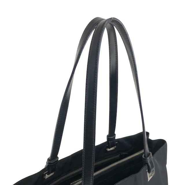 PRADA プラダ ハンドバッグ ブラック トライアングルロゴ ナイロン トートバッグ vintage ヴィンテージ オールド ifsugc