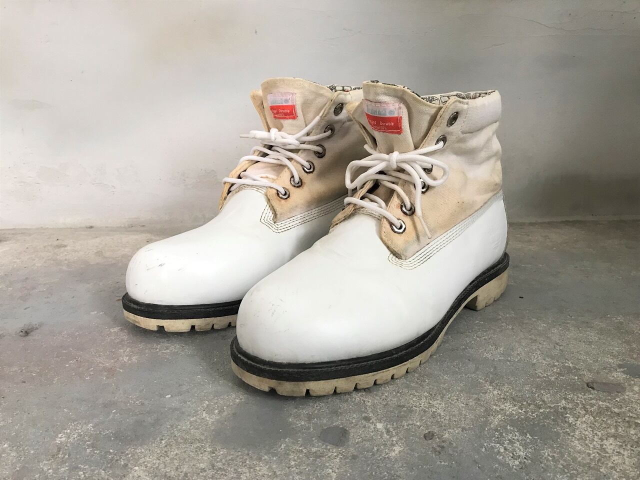 Timberland Rugged Durable white boots