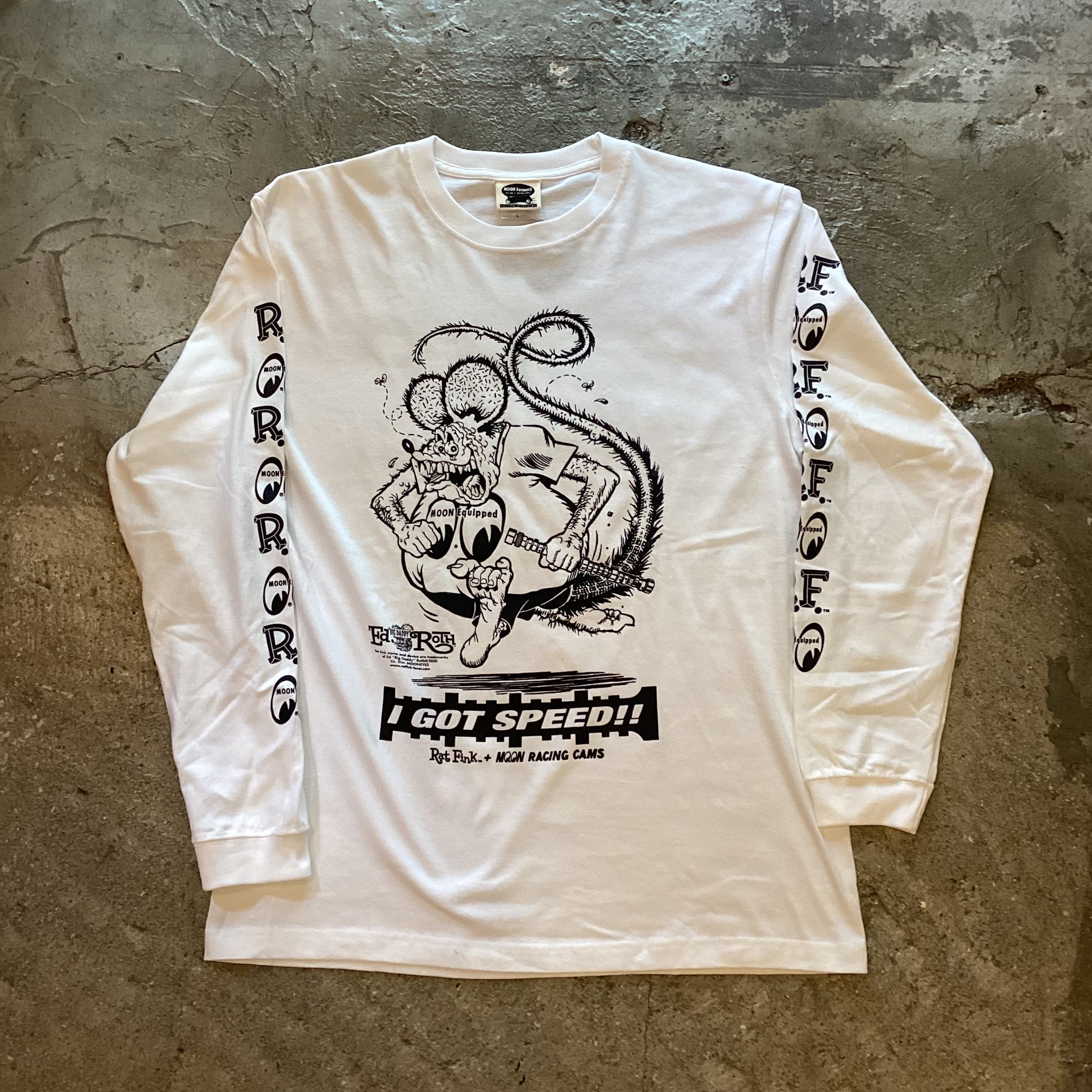 Rat Fink x MOON Equipped ロング スリーブ Tシャツ | 雑貨株式会社