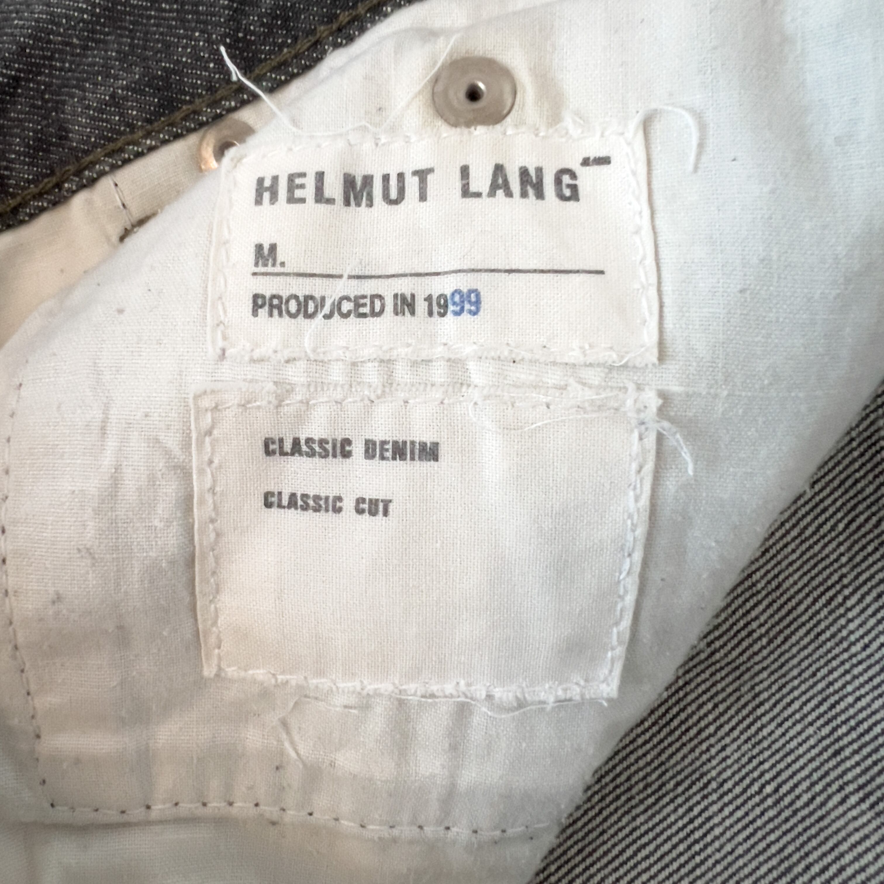 HELMUT LANG 本任期　1999