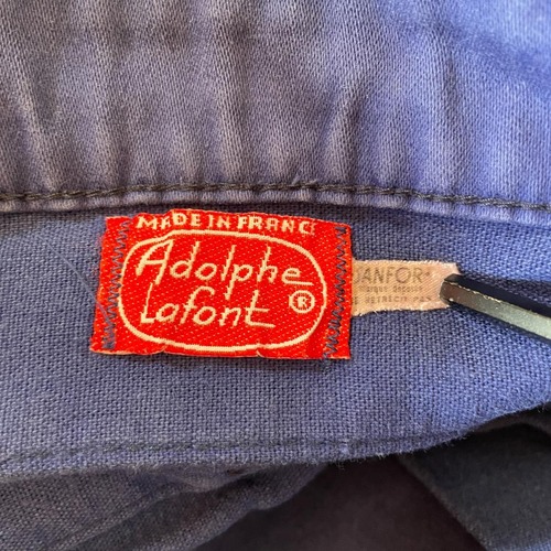60s Adolphe Lafont フレンチワーク モールスキン パンツW40 詳細写真2