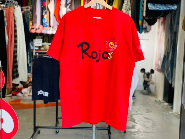 J.BALVIN × TAKASHI MURAKAMI ROJO SPRAY TEE RED MEDIUM 35KF6415