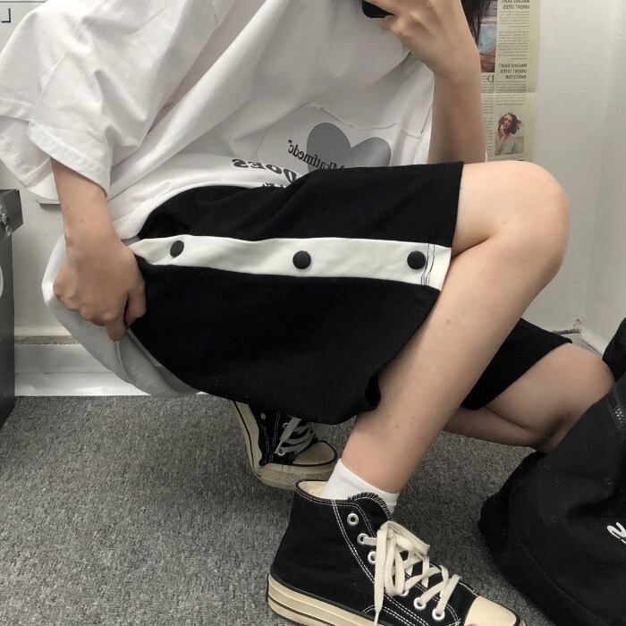 ルーズショーツ サマーカジュアルパンツ レディースブレスト 夏物 ブルマー ケッペル57055550509