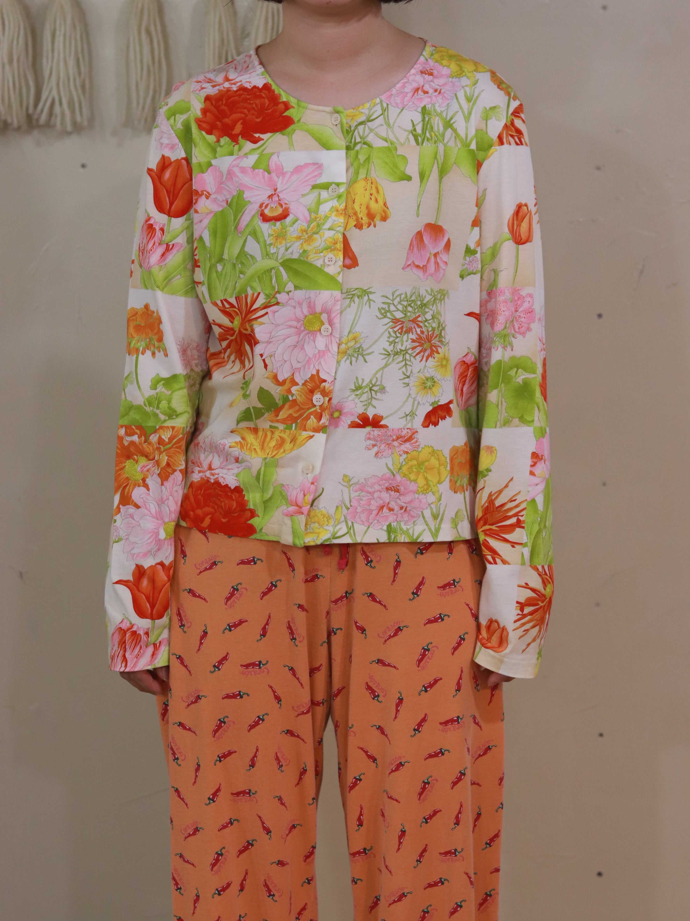 KENZO FLORAL PRINTED SHIRT
