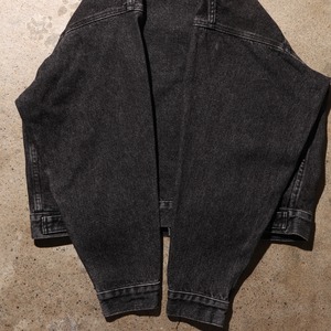 美品 L 先染め 70507 USA Levi's ブラックデニムジャケット 黒 リーバイス