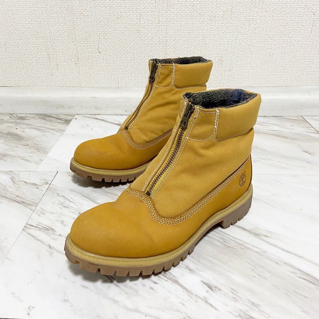 us9 s timberland × woolrich zip up suede leather boots   protocol