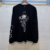 GODSIZE 2024 ROSE L/S RELAXED FIT TEE [BLACK]