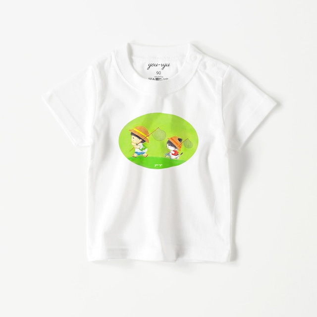 ベビーTシャツ「虫とり大作戦」