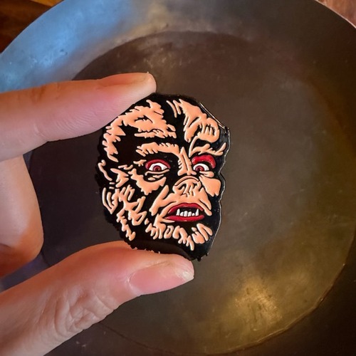 TOPANGA Jewelry Pin Brooch "Horror A"　ピンブローチ　ホラー　ジャケット　キャップ　プレゼント　プチギフト　