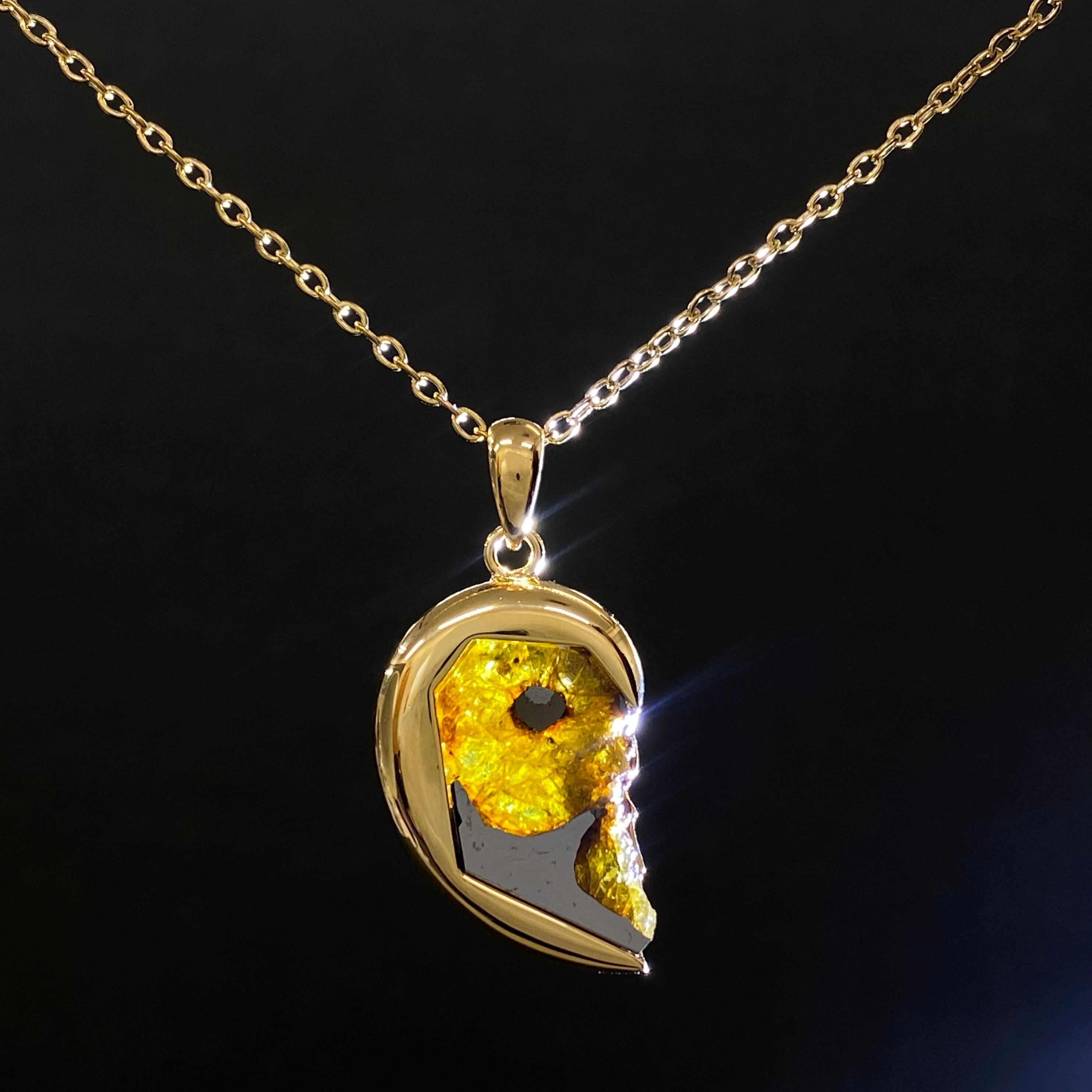 ネット限定】イミラック原石ネックレス（ゴールド） | 【隕石屋