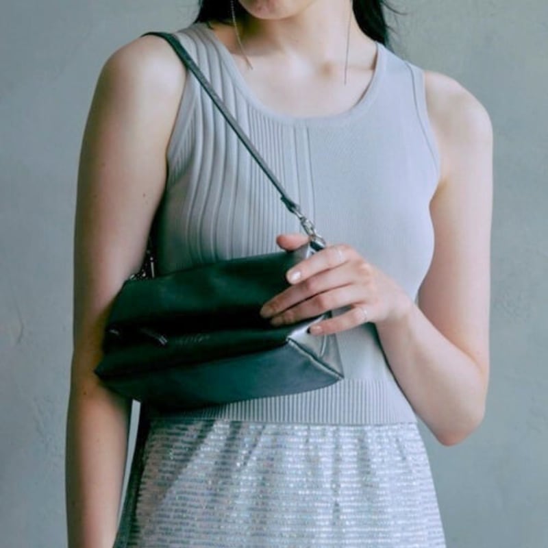 【 VERSEAU 】2WAYシルバーミニバッグ