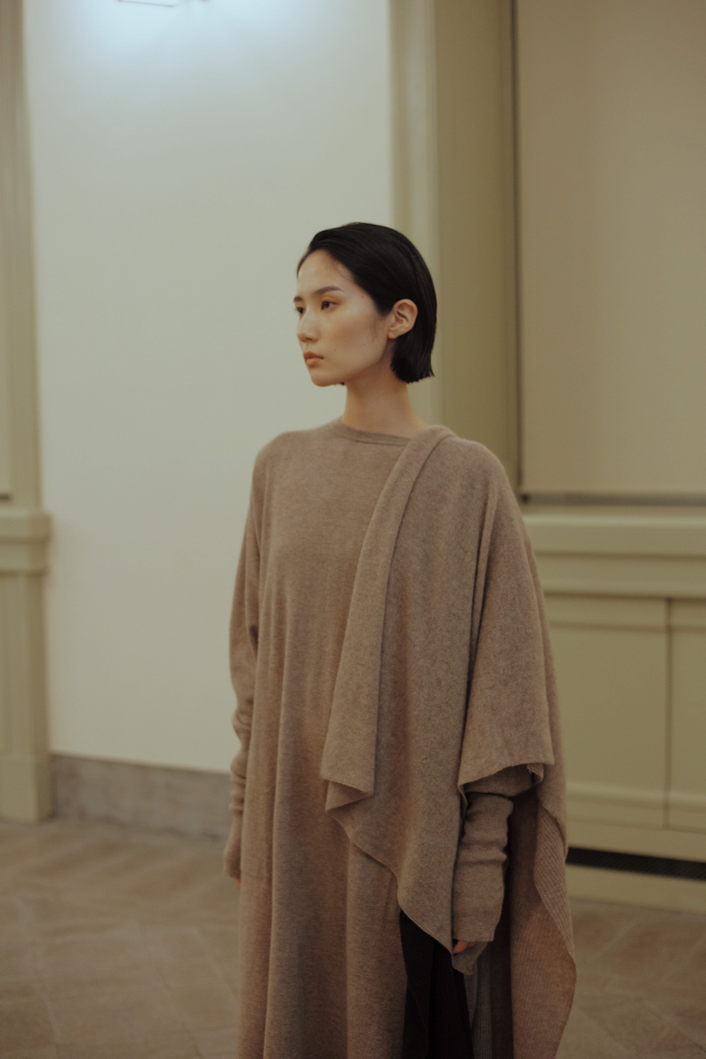 FREEMAN--B ロングスリーブリラックスワンピース