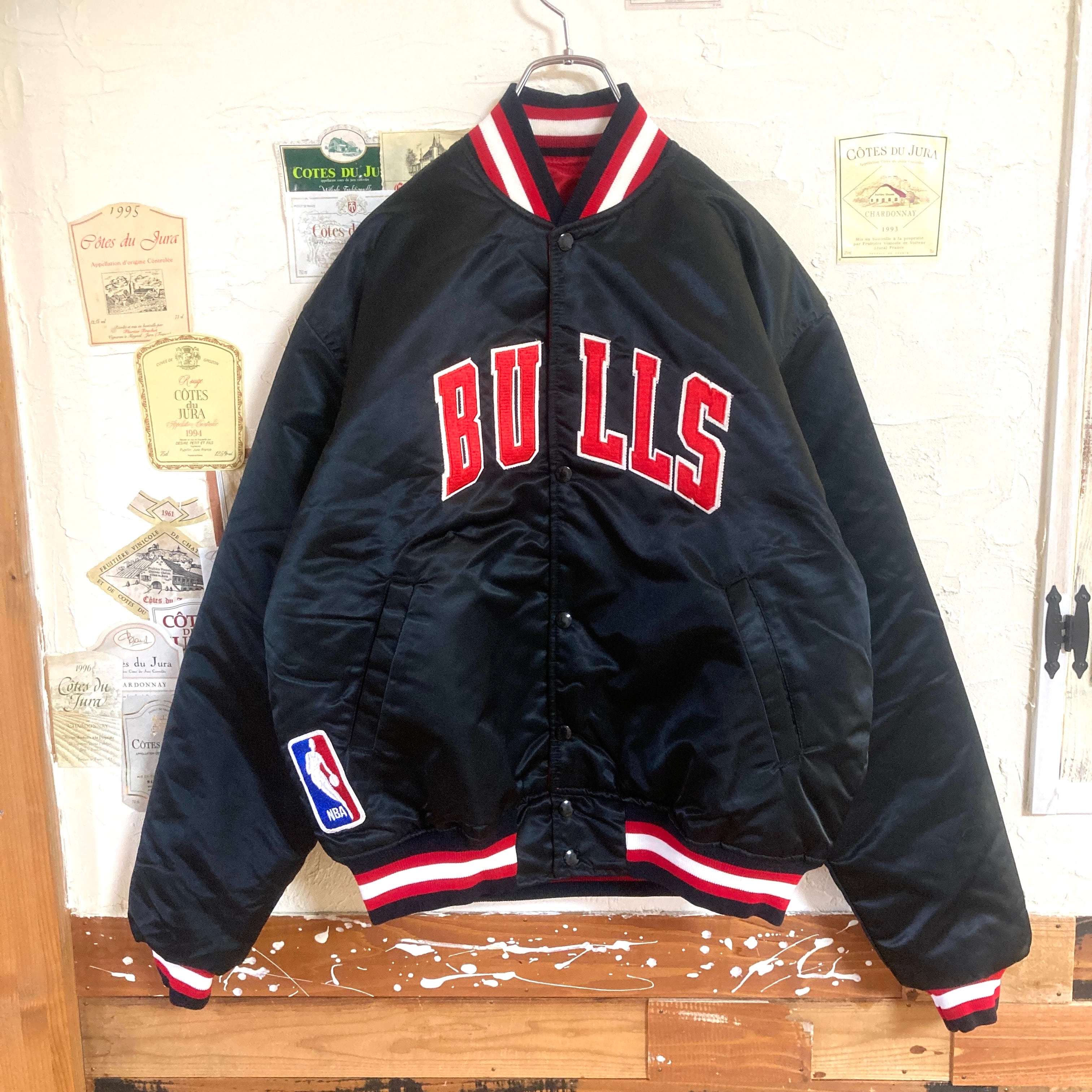 1年保証』『1年保証』シカゴブルズ CHICAGOBULLS 革ジャン Ｍサイズ 95