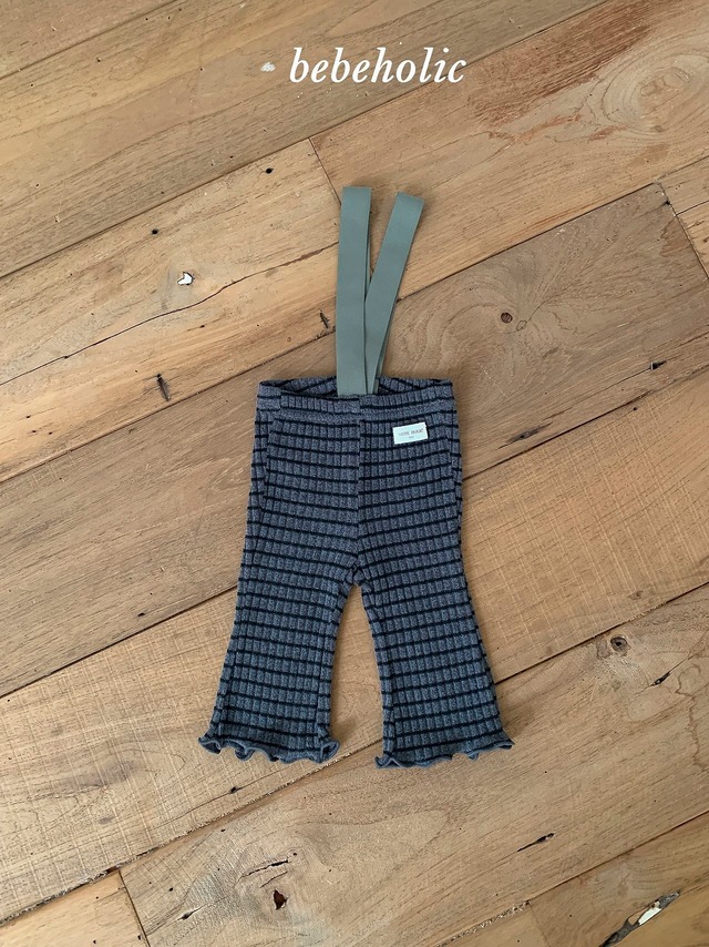 【即納】flare suspender leggings