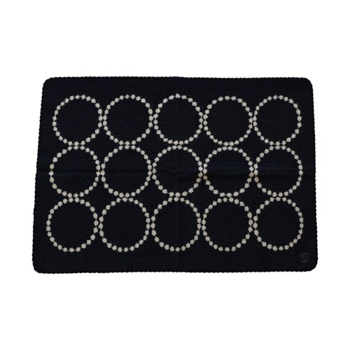 mina perhonen /  wool blanket tambourine / navy / XSサイズ