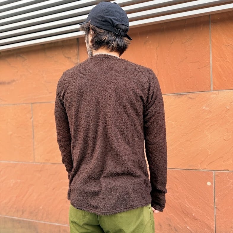 Answer4 / Alpha Direct Long Sleeve Tshirt（Brown） | 道がまっすぐ