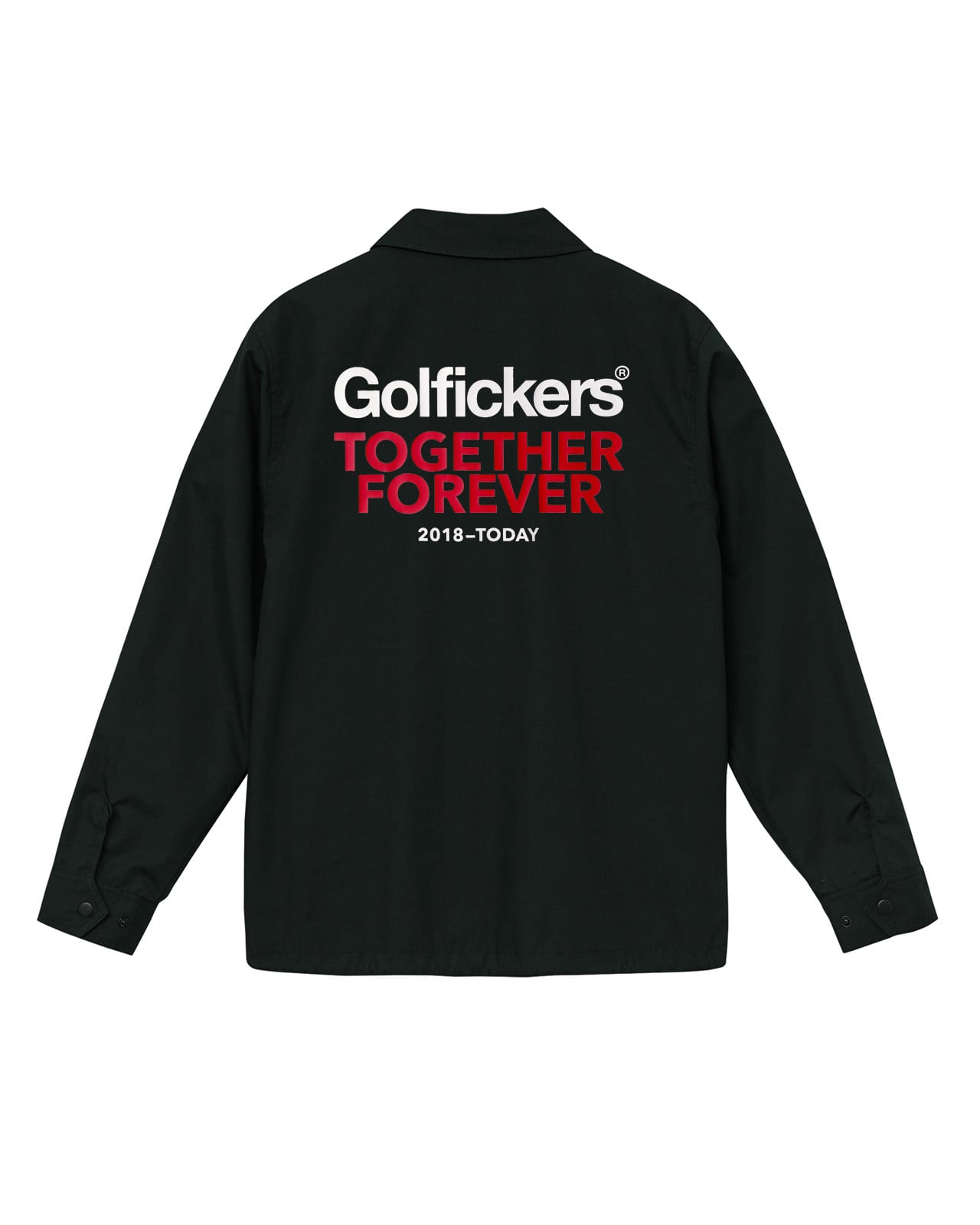 HOLE 643] 8th Anniv. Coach Jacket -Black- ☆予約商品 | Golfickers