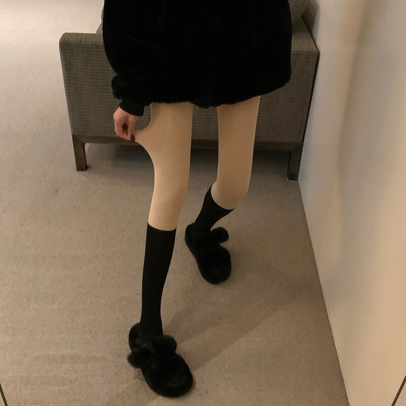 ベルベットソックス スプリングオータムスタイルレギンス レディース 春物 秋物 タイツ ストッキング ステッチ 試着室42532324913