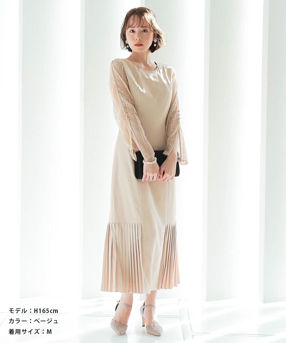 レディース 【美品】セオリー サイドプリーツワンピース ロング丈