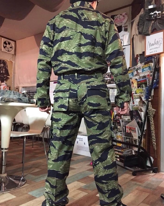 DRAGON製 ドラゴン製 TIGER STRIPE JWD タイガーストライプ上下セット ...