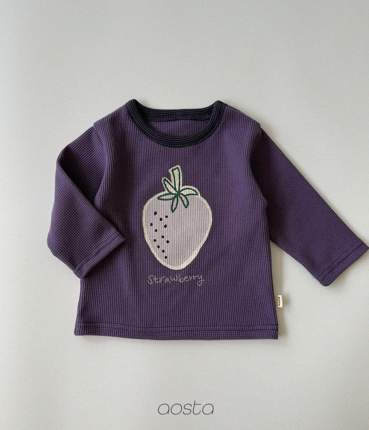 送料無料【予約】/ いちごTシャツ / aosta