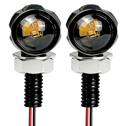 バイク用ウィンカー 汎用 led アンバー 12V 高輝度 ミニ ナノ 小型