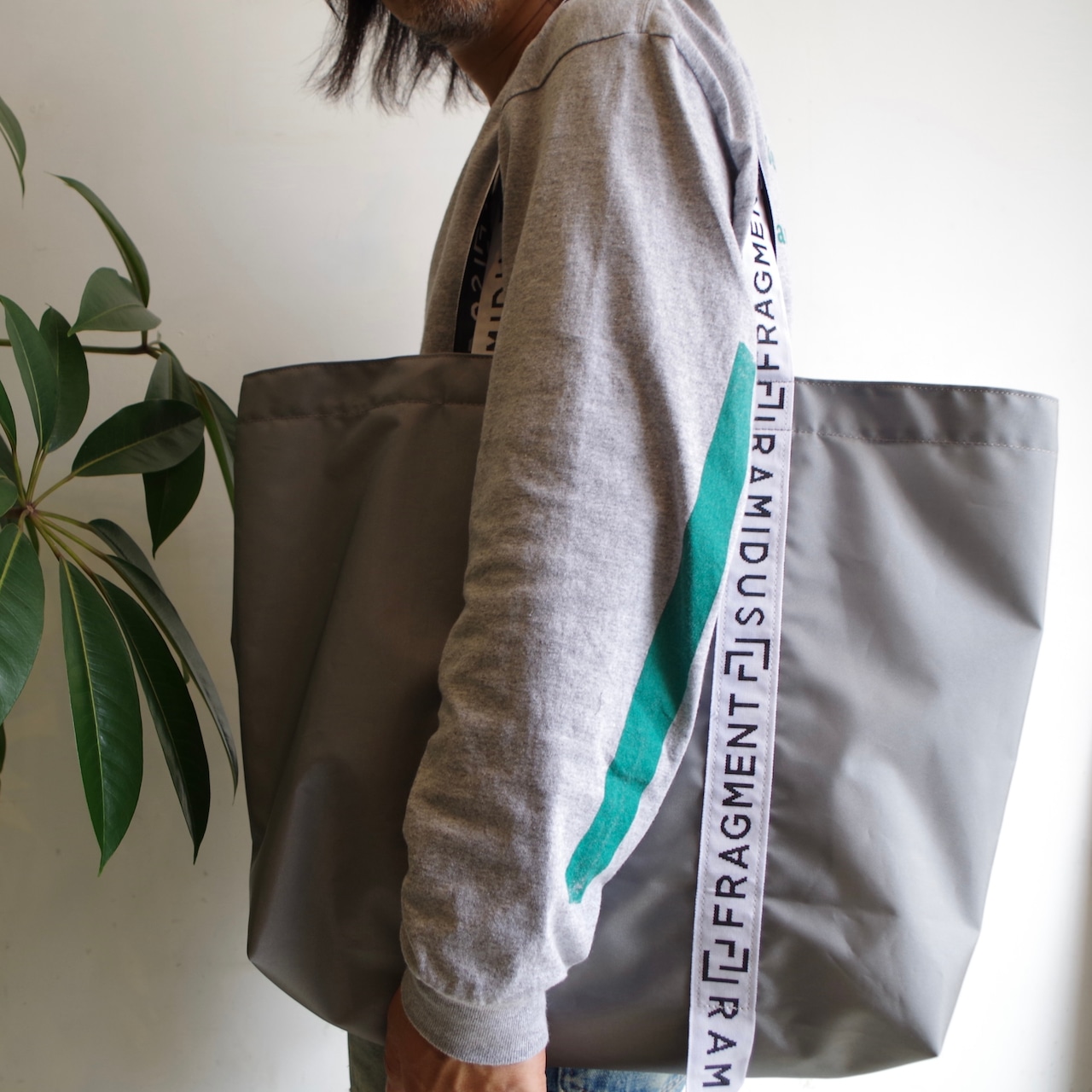 FRAGMENT DESIGN × RAMIDUS   TOTE BAG (L)