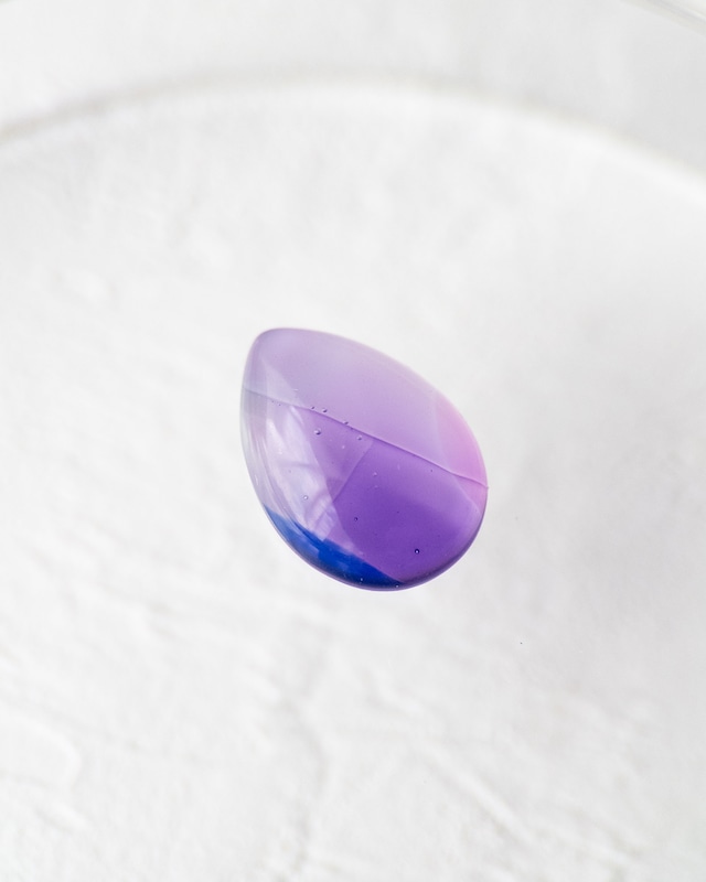 ペアシェイプカボション 18×13mm #86【硝子の宝石】