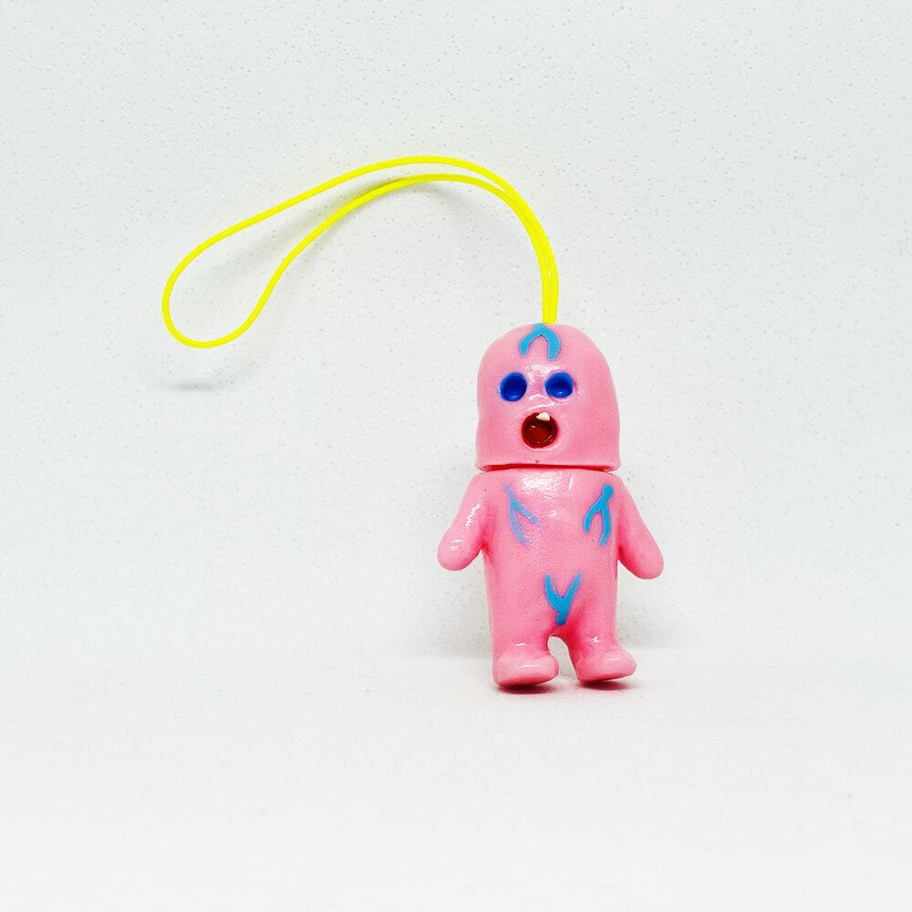 チビめんたストラップ(うすピンク) / ストラップ / デハラユキノリ