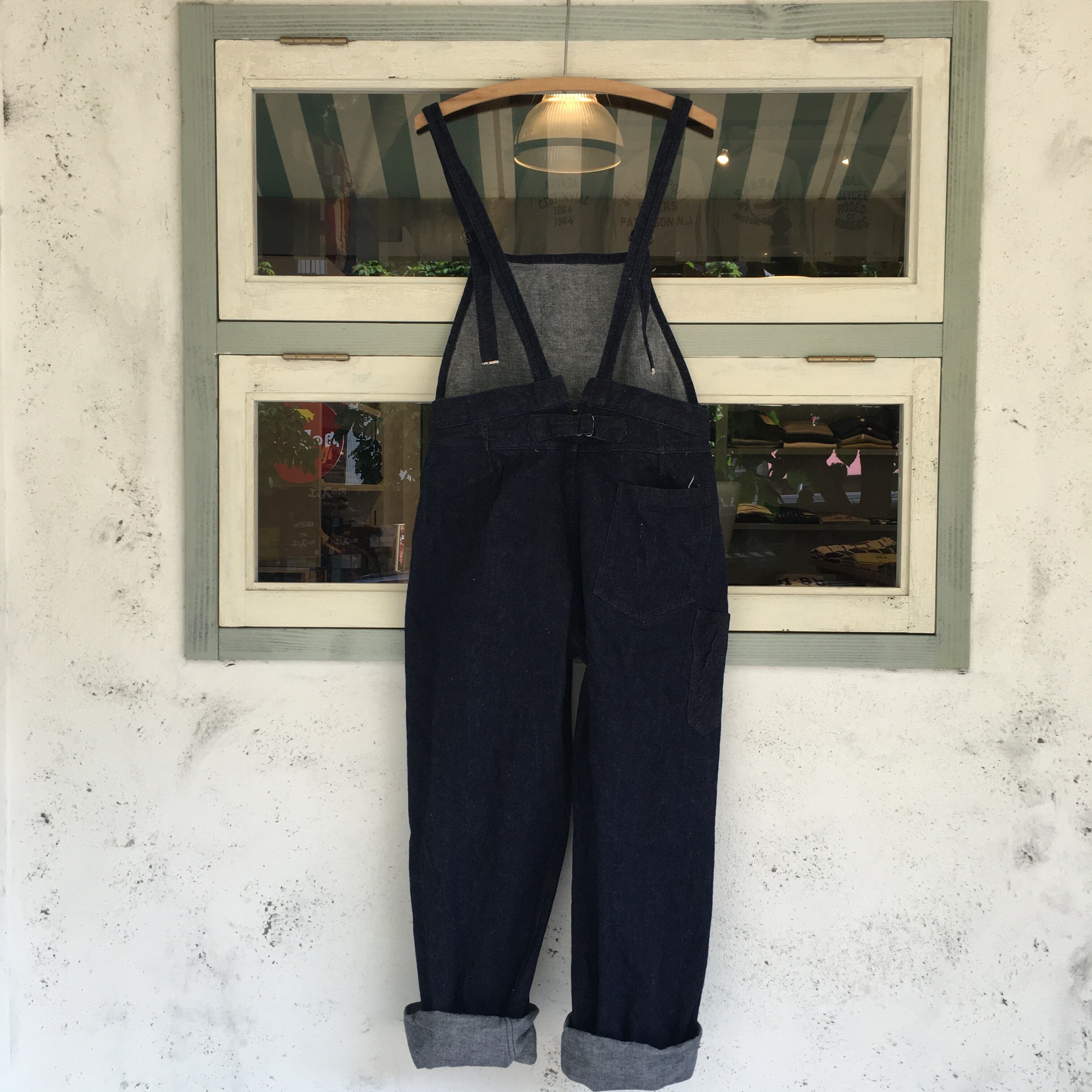 84cm 股上WAREHOUSE TURN OF CENTURY DENIM OVERALL - サロペット