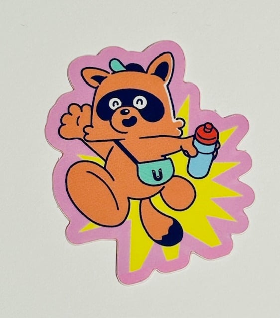 HAPPY TANNUKI Sticker | TANNUKI Running Wear Shop