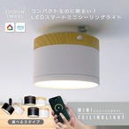 コストコ再販商品 Edison Smart(エジソンスマート)ウッド調 ミニシーリングライト 引掛けシーリング ウォールナットブラック