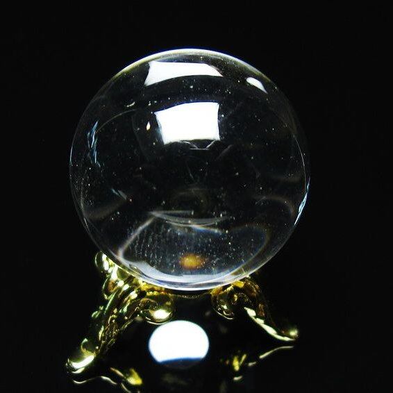 水晶 丸玉 23mm 一点物 おまかせ便 141-7665