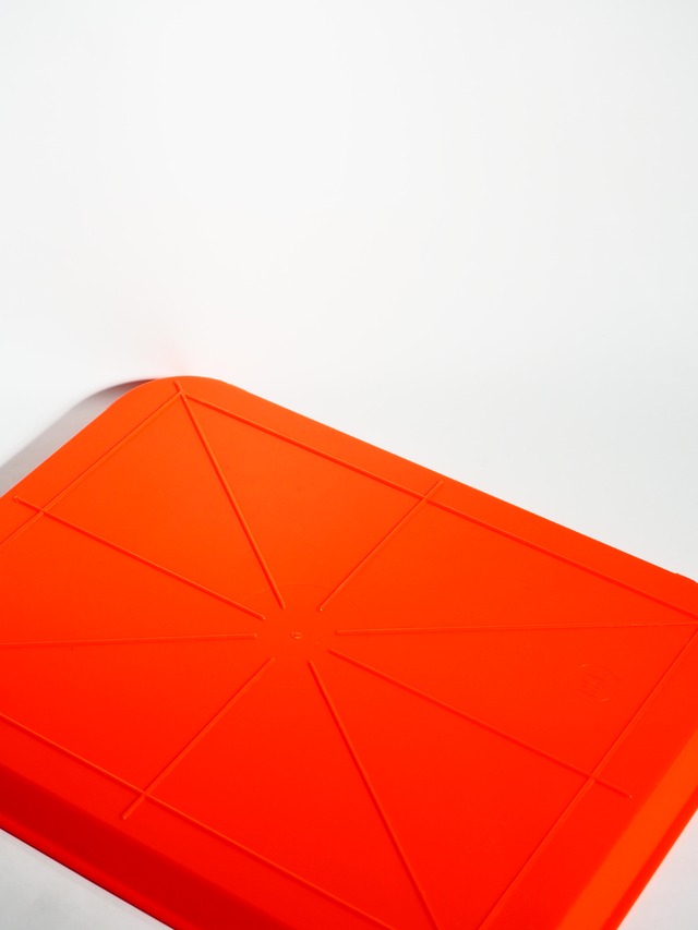 Orange Fast Food Tray