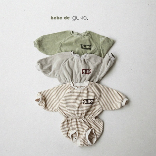 guno.  bebd  ロゴロンパース baby rompers