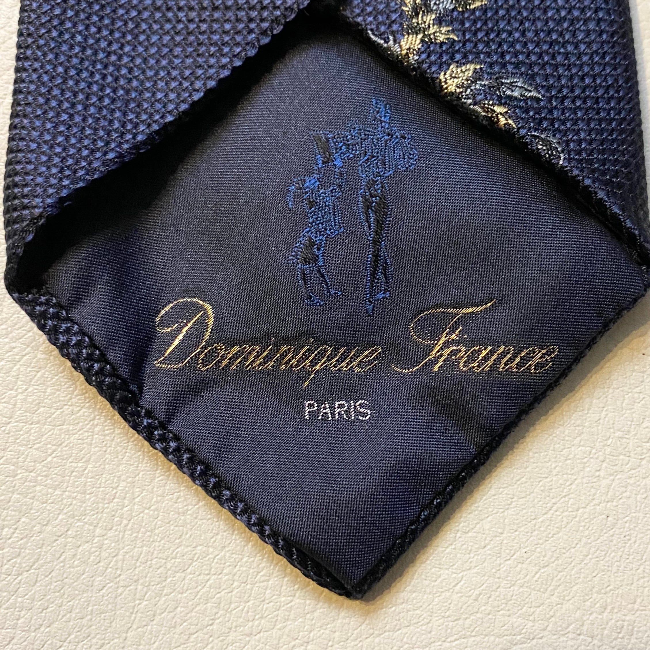 DOMINIQUE FRANCE “coeur de soie” special silk tie | NOIR ONLINE