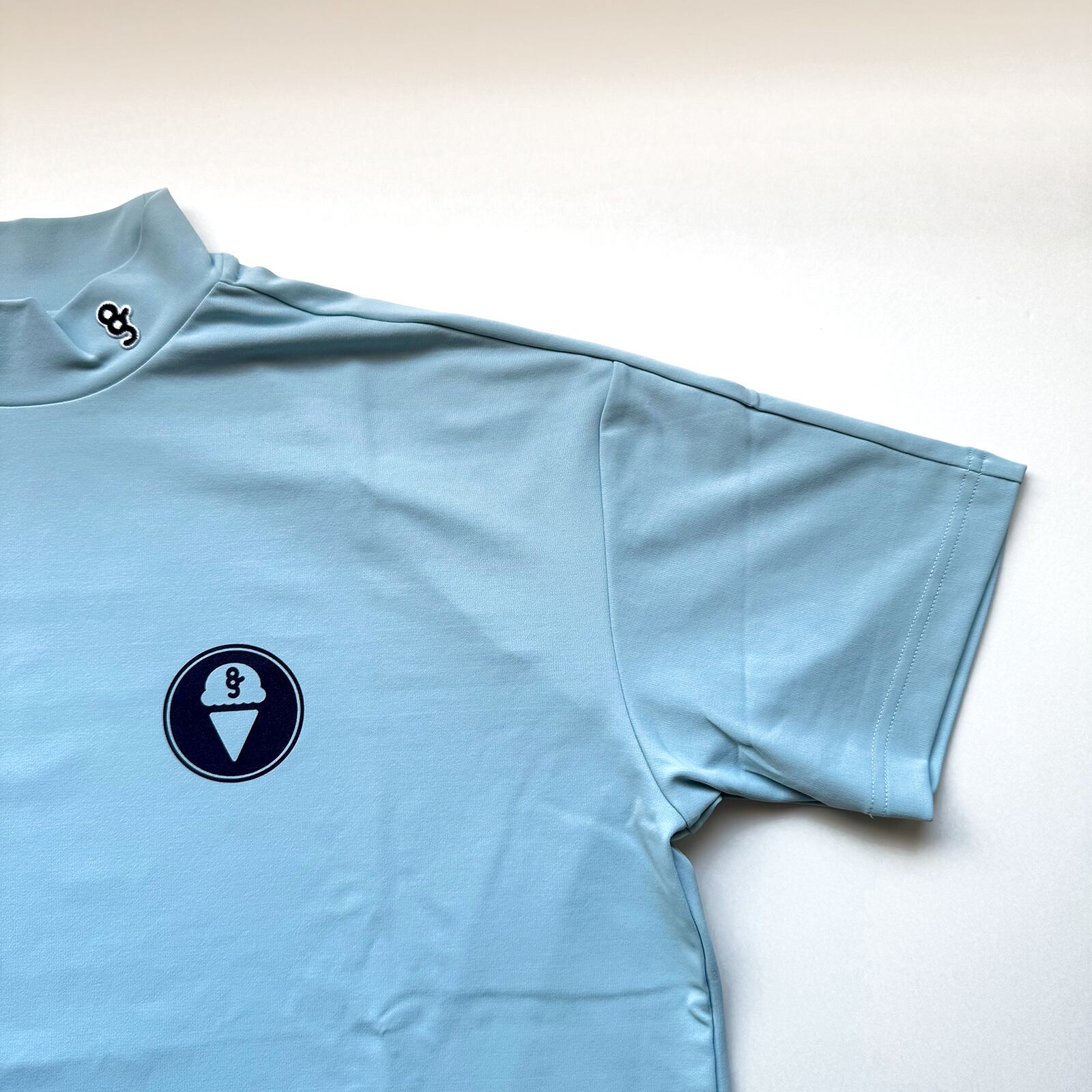 8g shoot MOCK NECK SHIRT 8gshoot Mサイズ 8G MESH SWITCHING MOCK NECK TEE -BEIGE- | 8G SHOOT WEBSTORE