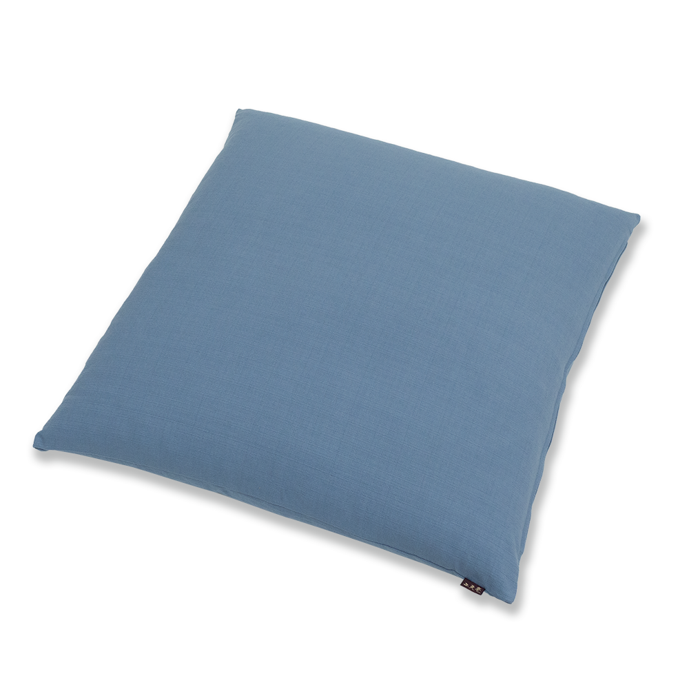 色あそび 座布団(カバーのみ) BL(ブルー)55×59