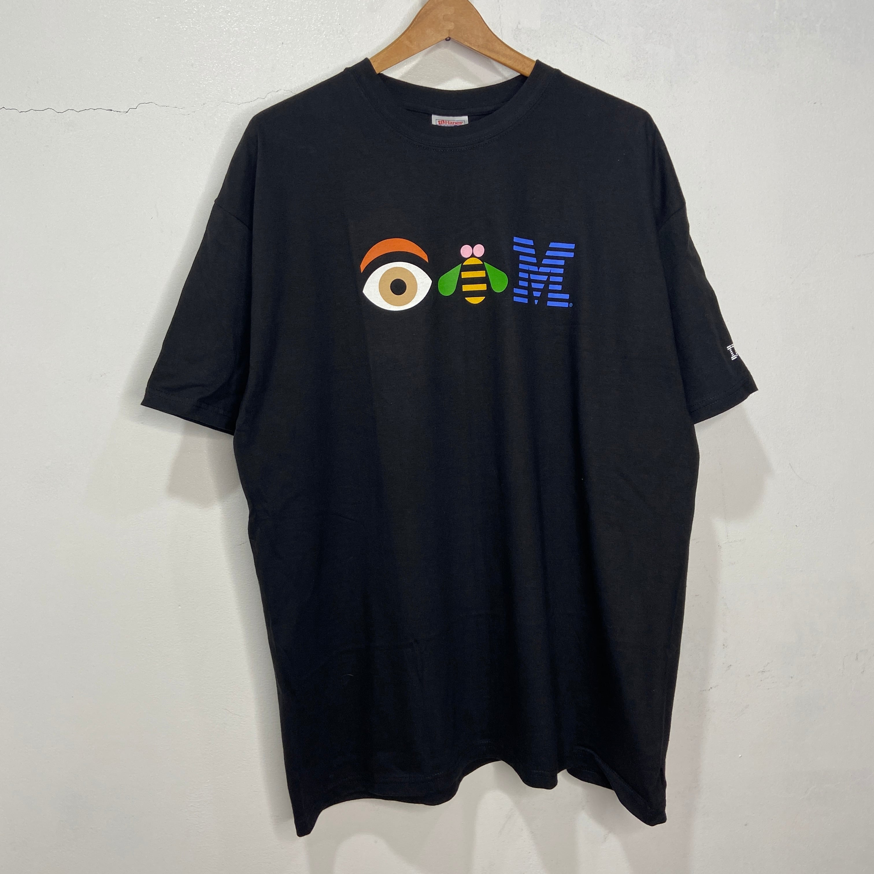 00s IBM 企業ロゴプリントTシャツ カンパニーTシャツ ブラック XL ...