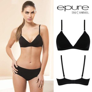 [P01no] ノンワイヤー三角ブラ(A,B,C) 品番PCP6601 【LISE CHARMEL】【EPURE】【エピュール】【インポートランジェリー】