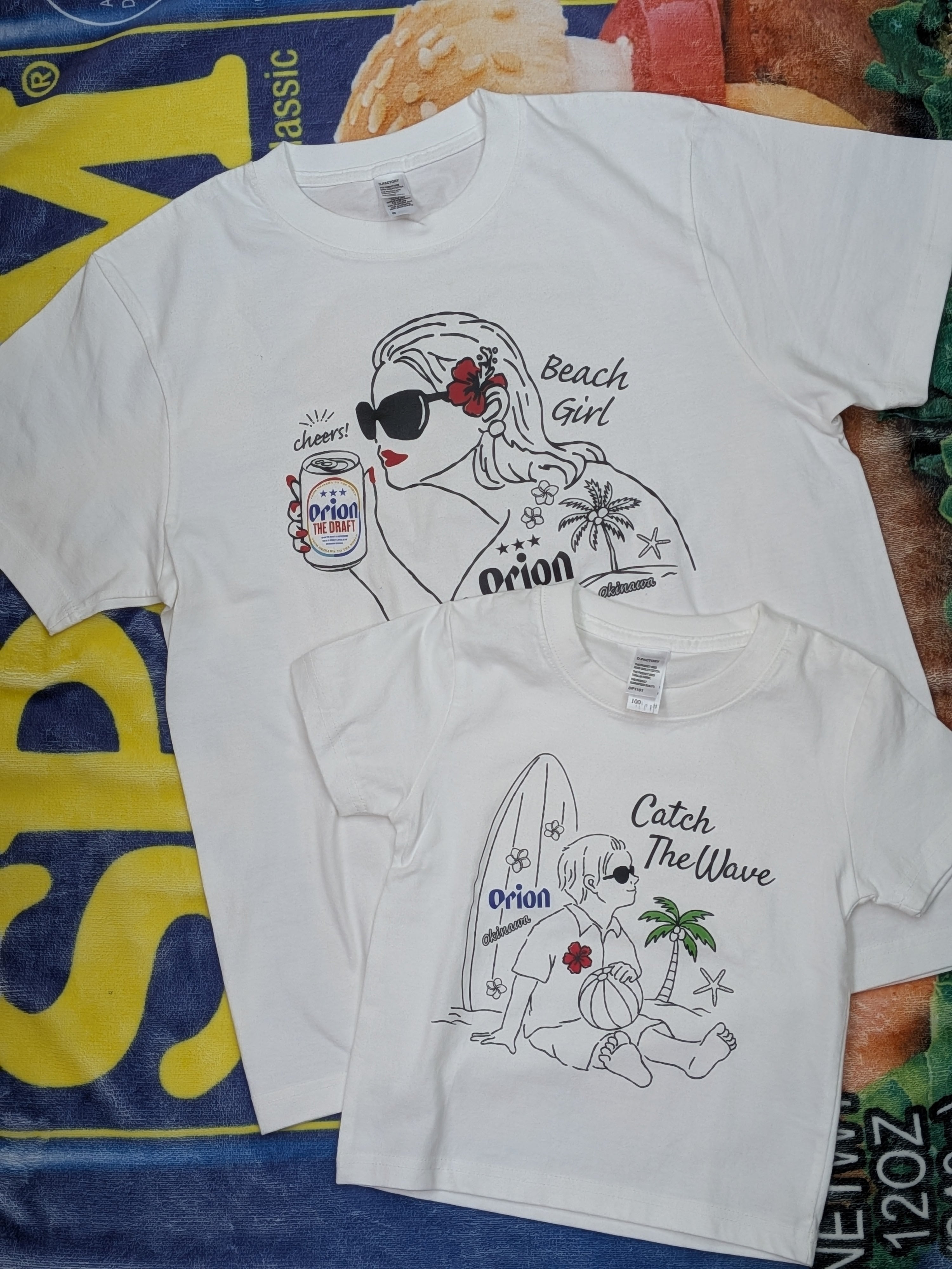 オリオンビールアートキッズTシャツ キャッチザウェーブ | 沖縄の