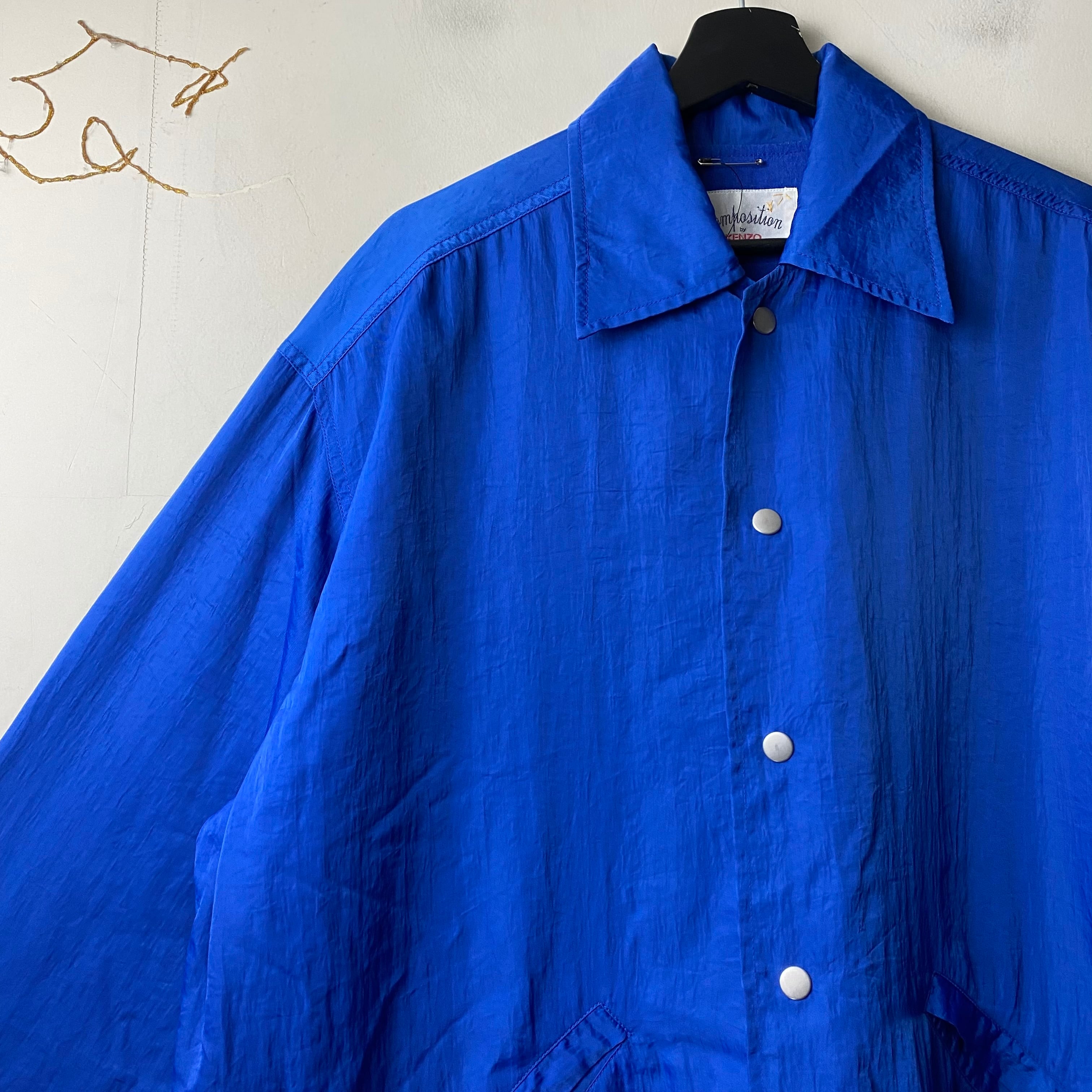 vintage COMPOSITION by KENZO back logo coach jacket | NOIR ONLINE