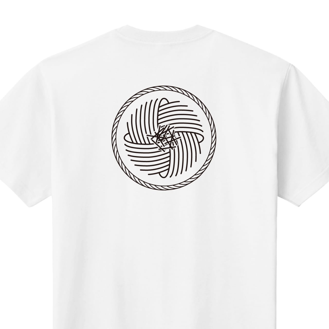 そば 蕎麦 Tシャツ ユニフォーム ※背面プリント 商品カラー:ホワイト