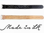 ディティーエルエー スカイ ブラック (20mm):MADE in LA メイド イン エルエー レザー ブレスレット