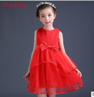 【新作】【送料無料】 3〜12歳の女の子のレースのドレスドレス赤ちゃんの女の子のドレス2017年夏のキッズパーティードレス子供 サマー 夏物 AL expec481726673080